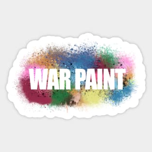 War Paint Sticker